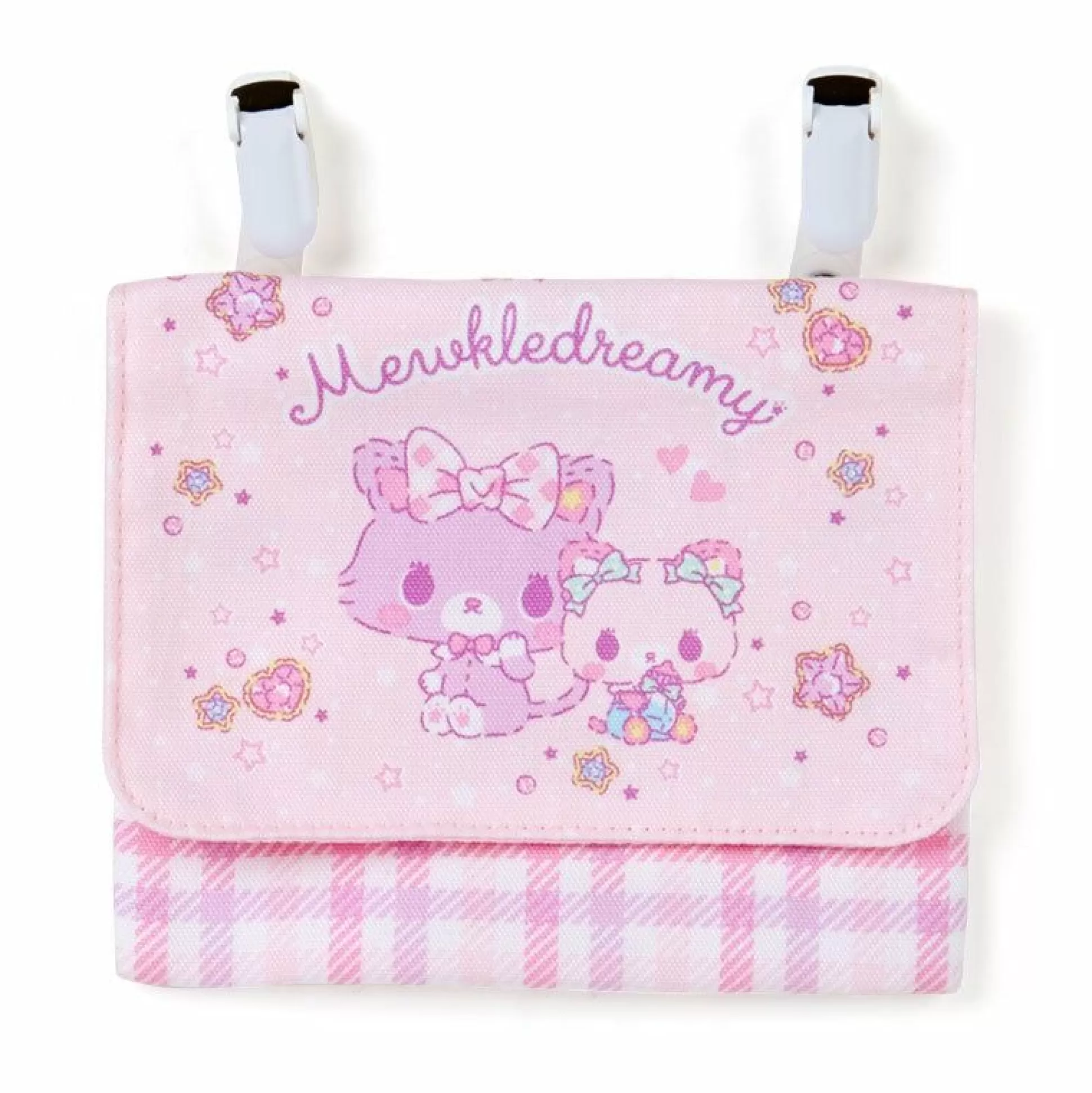 Mewkledreamy Belt Clip Pouch (Lilac Gingham Series)^Japan Original Cheap