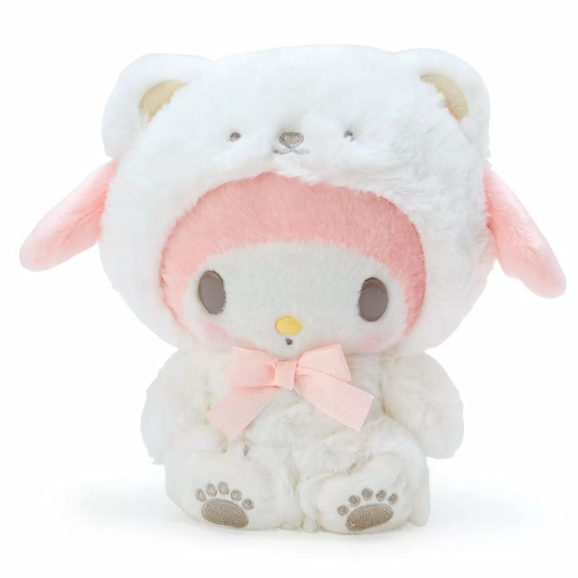 My Melody 8" Plush (Fluffy Polar Bear Series)^Japan Original Best