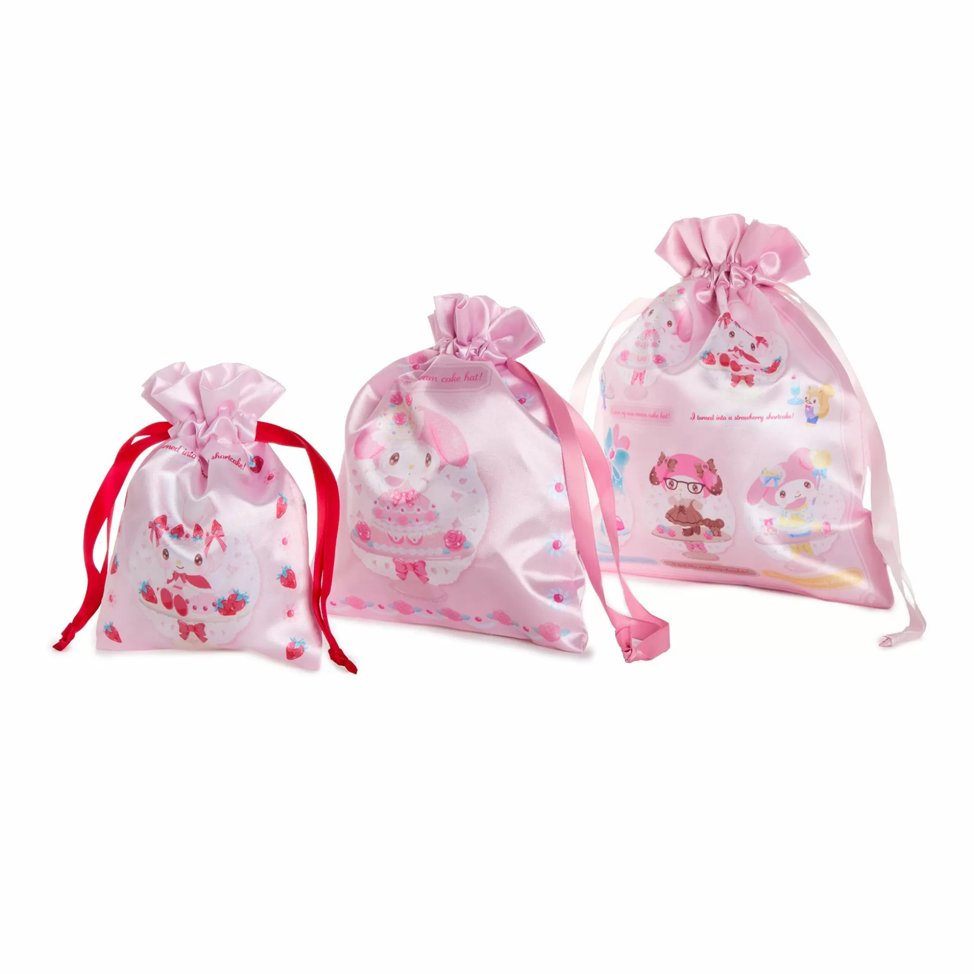 My Melody Drawstring Bag Set (Sweet Lookbook Series)^Japan Original Shop