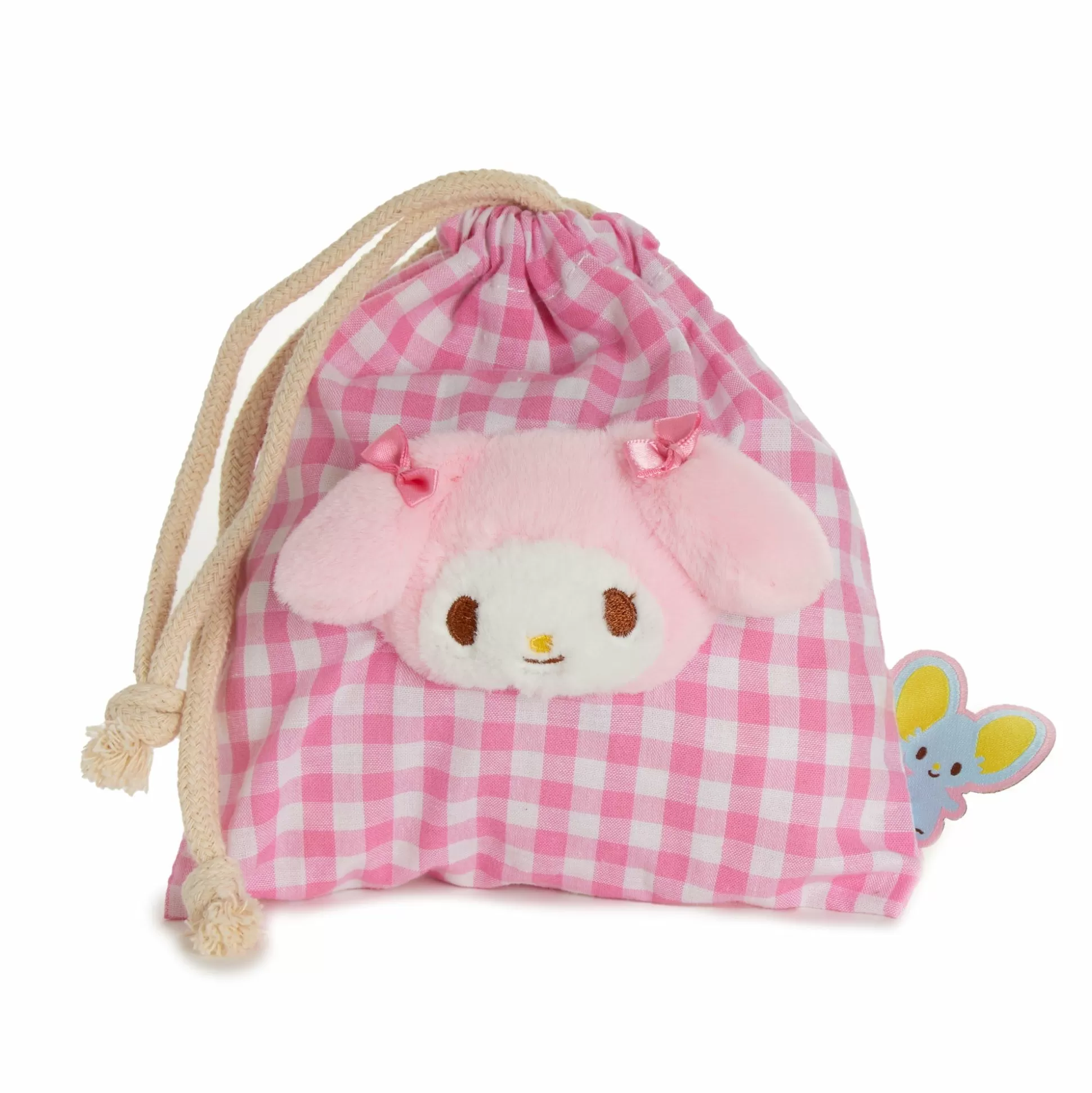 My Melody Drawstring Pouch (Gingham Cafe Series)^NAKAJIMA CORPORATION Fashion