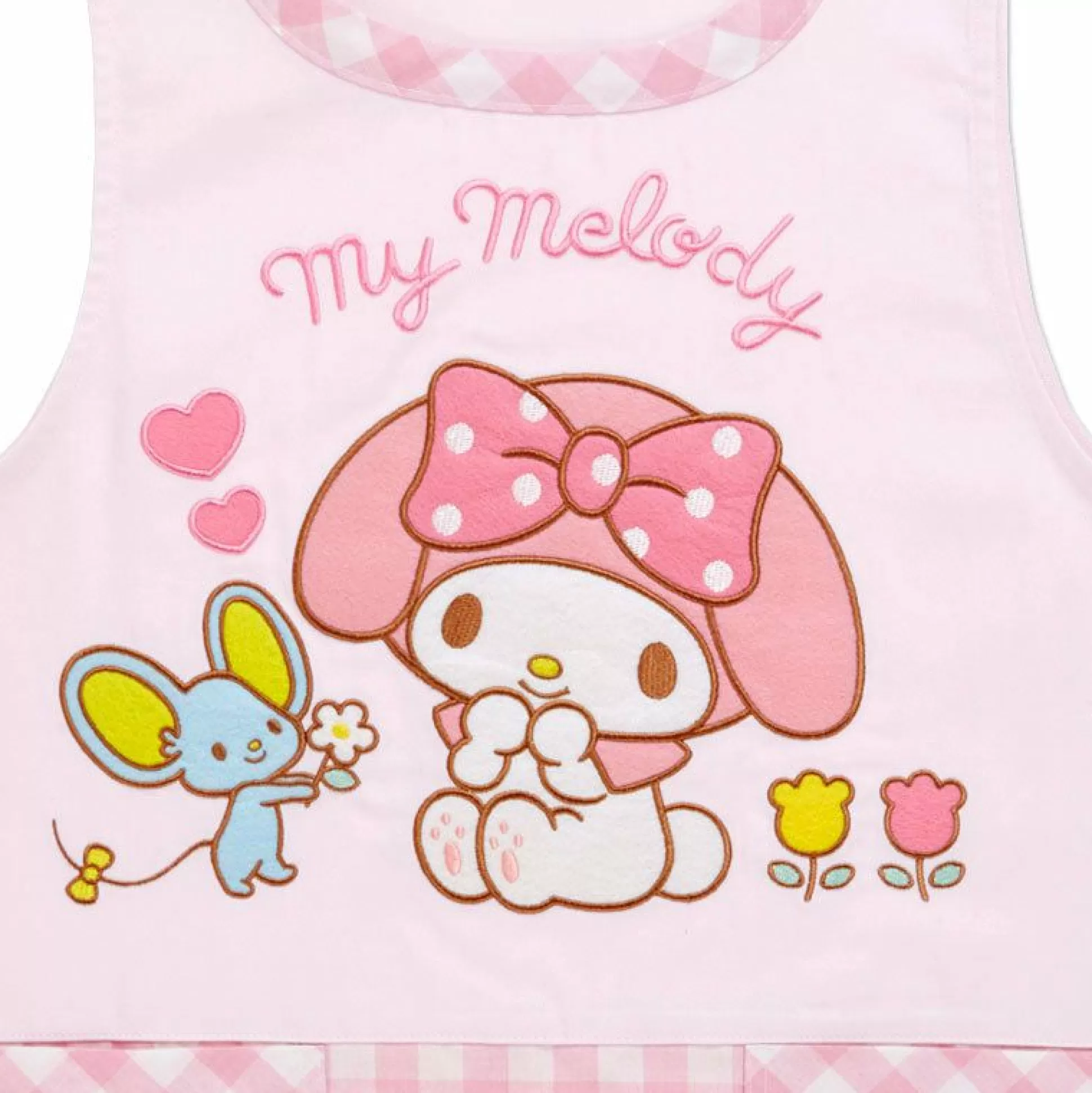 My Melody Gingham Pinafore Apron^Japan Original Flash Sale