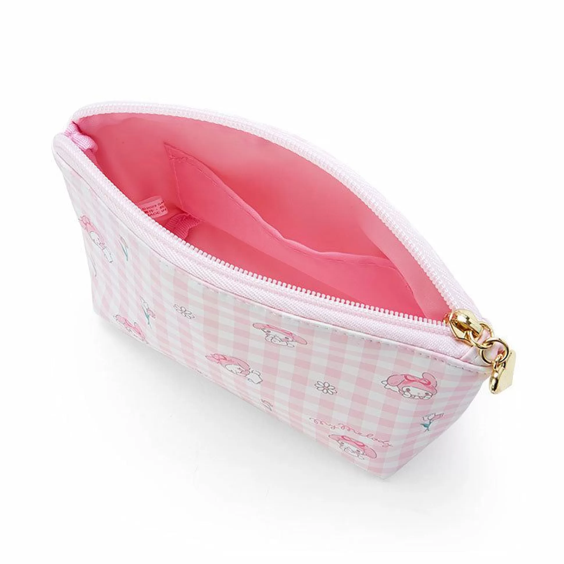 My Melody Gingham Zipper Pouch^Japan Original Outlet