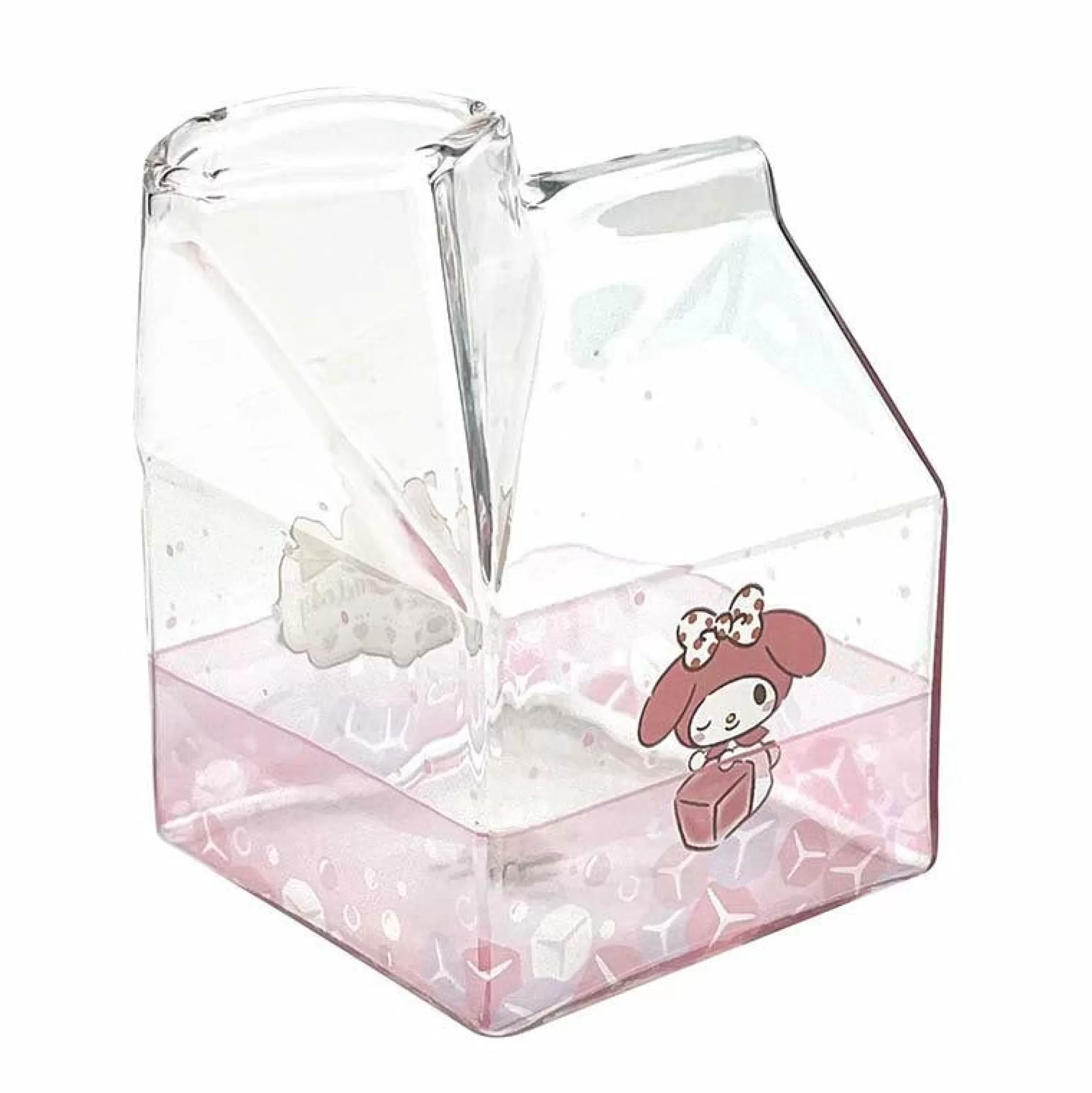 My Melody Kawaii Glass Milk Carton Cup^Global Original Flash Sale