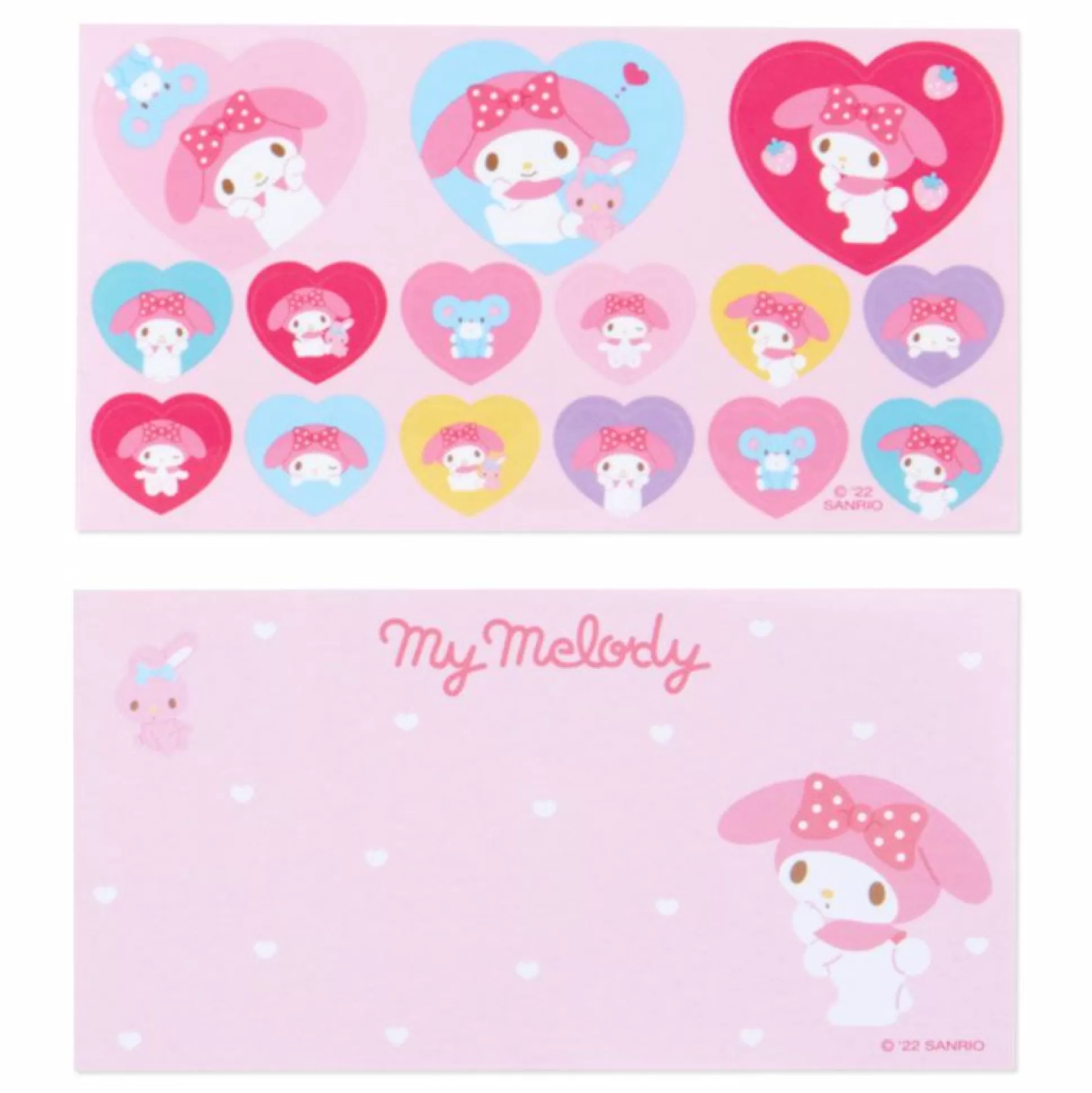 My Melody Memo Pad With Keychain Case^Japan Original Outlet