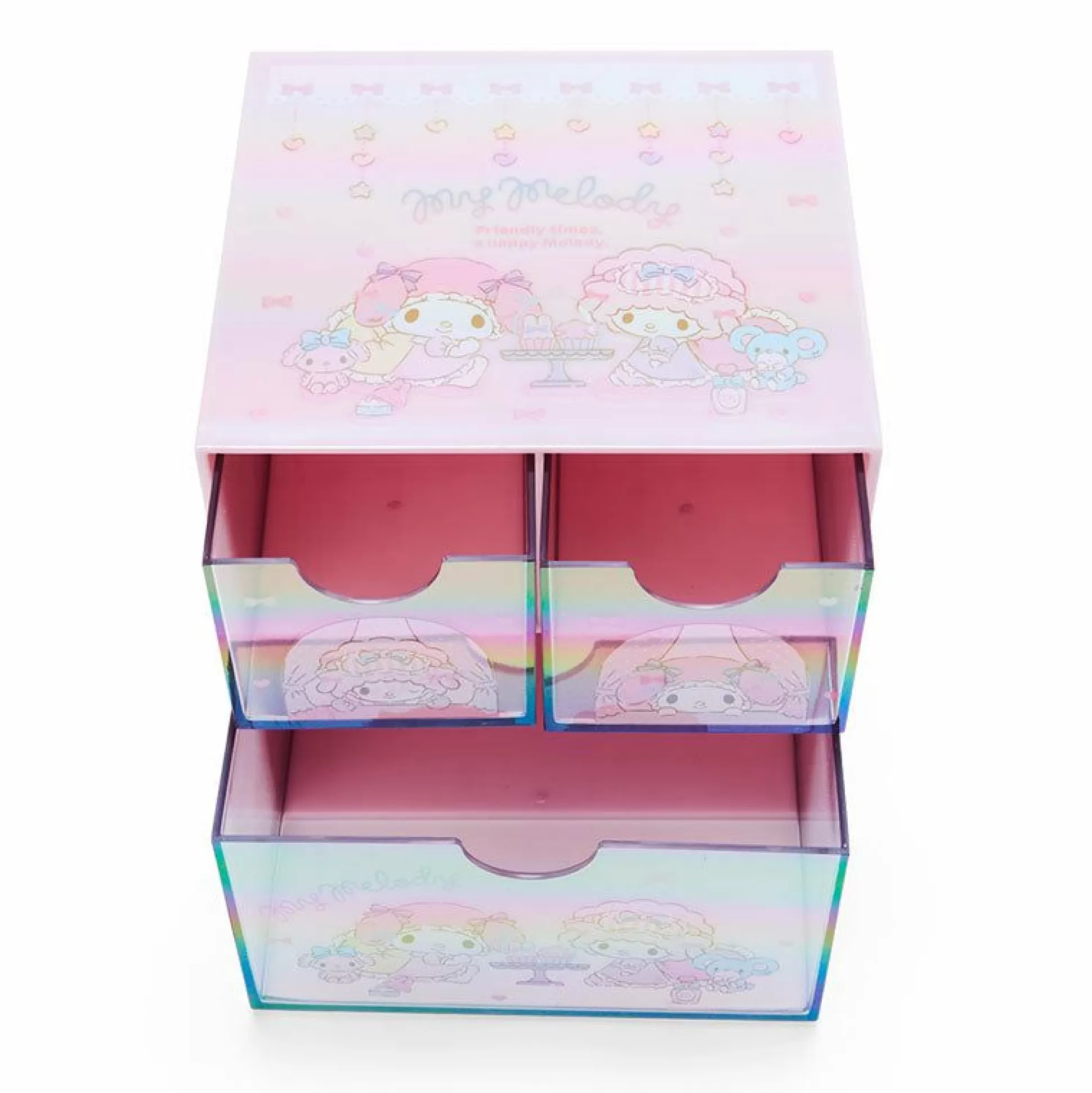 My Melody Mini Storage Chest (Glossy Aurora Series)^Japan Original Cheap