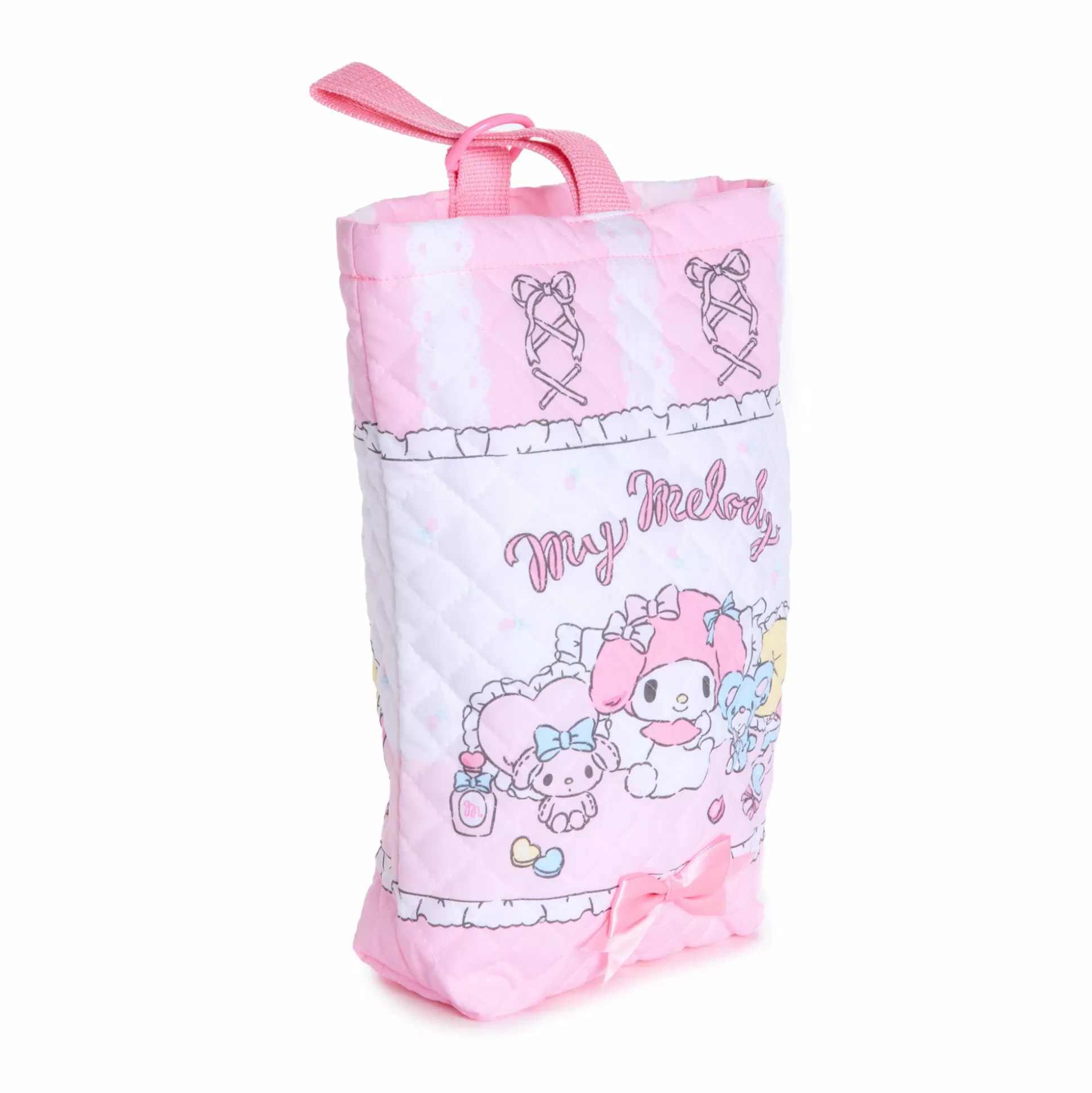 My Melody Quilted Small Travel Bag (Frills & Lace Series)^Japan Original Fashion