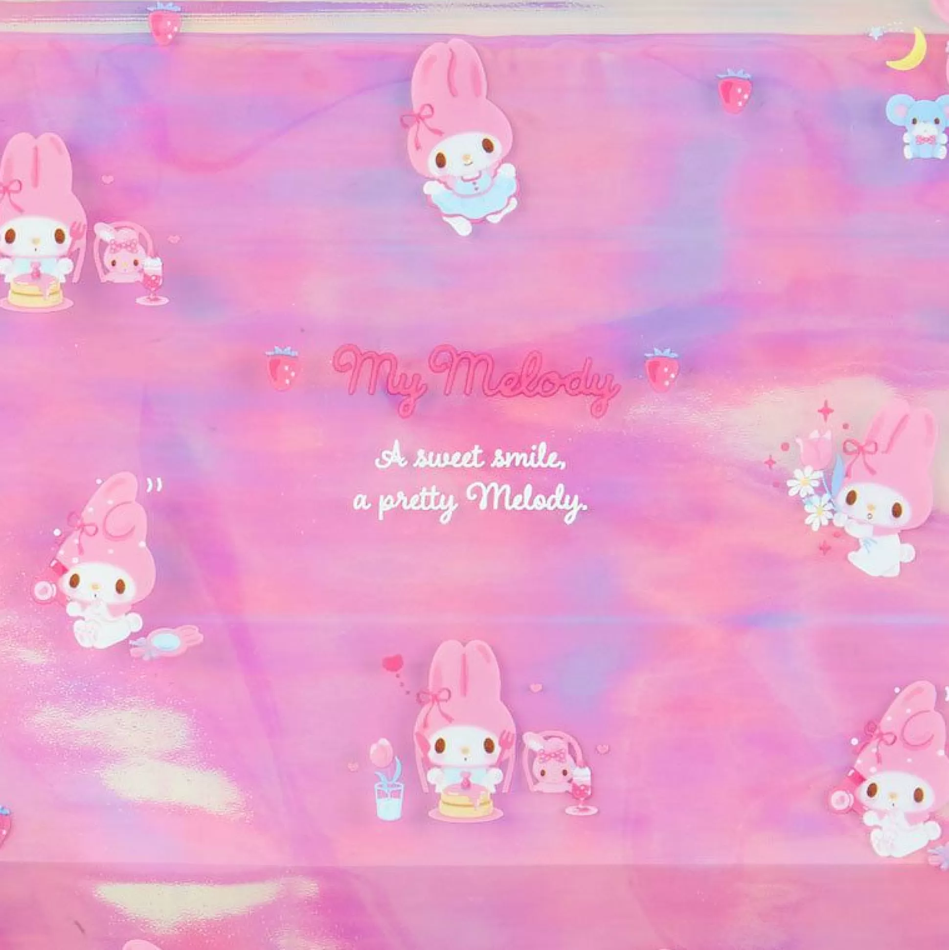 My Melody Reusable Storage Bags (Glossy Aurora Series)^Japan Original Outlet
