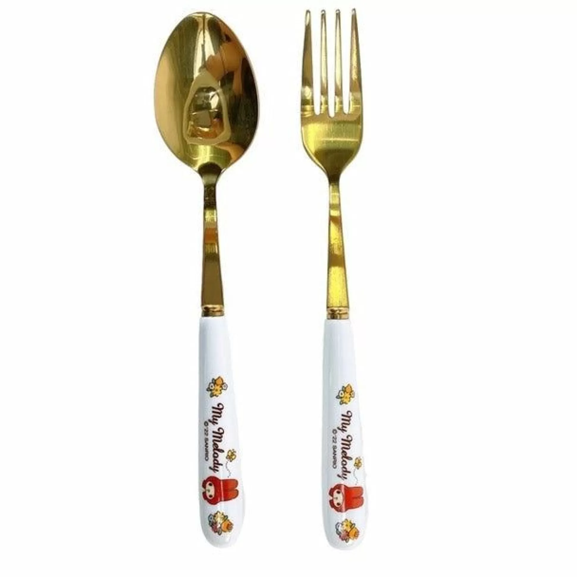 My Melody Spoon & Fork Set (Red Classic Gingham Series)^Global Original Outlet