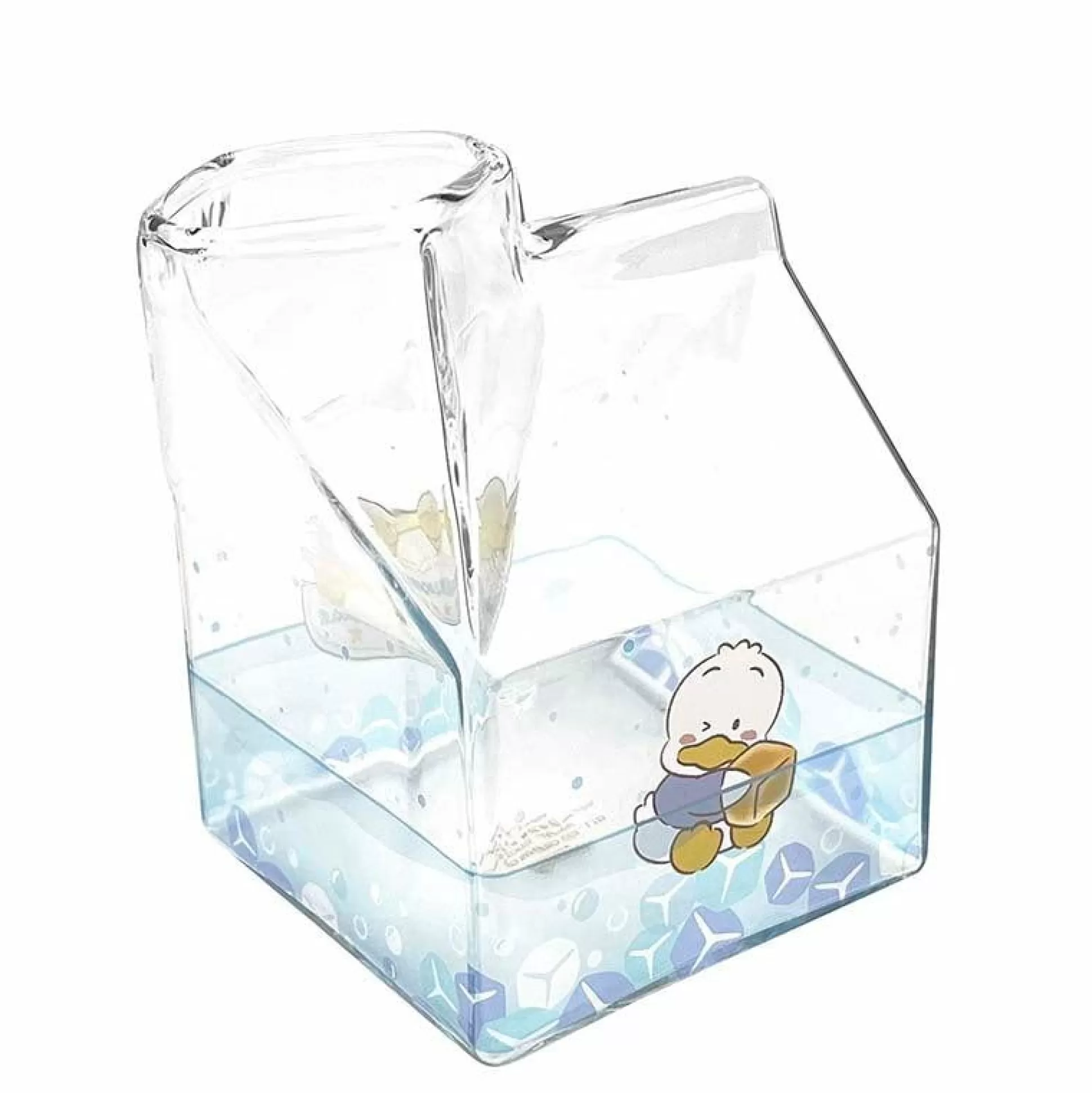 Pekkle Kawaii Glass Milk Carton Cup^Global Original Flash Sale