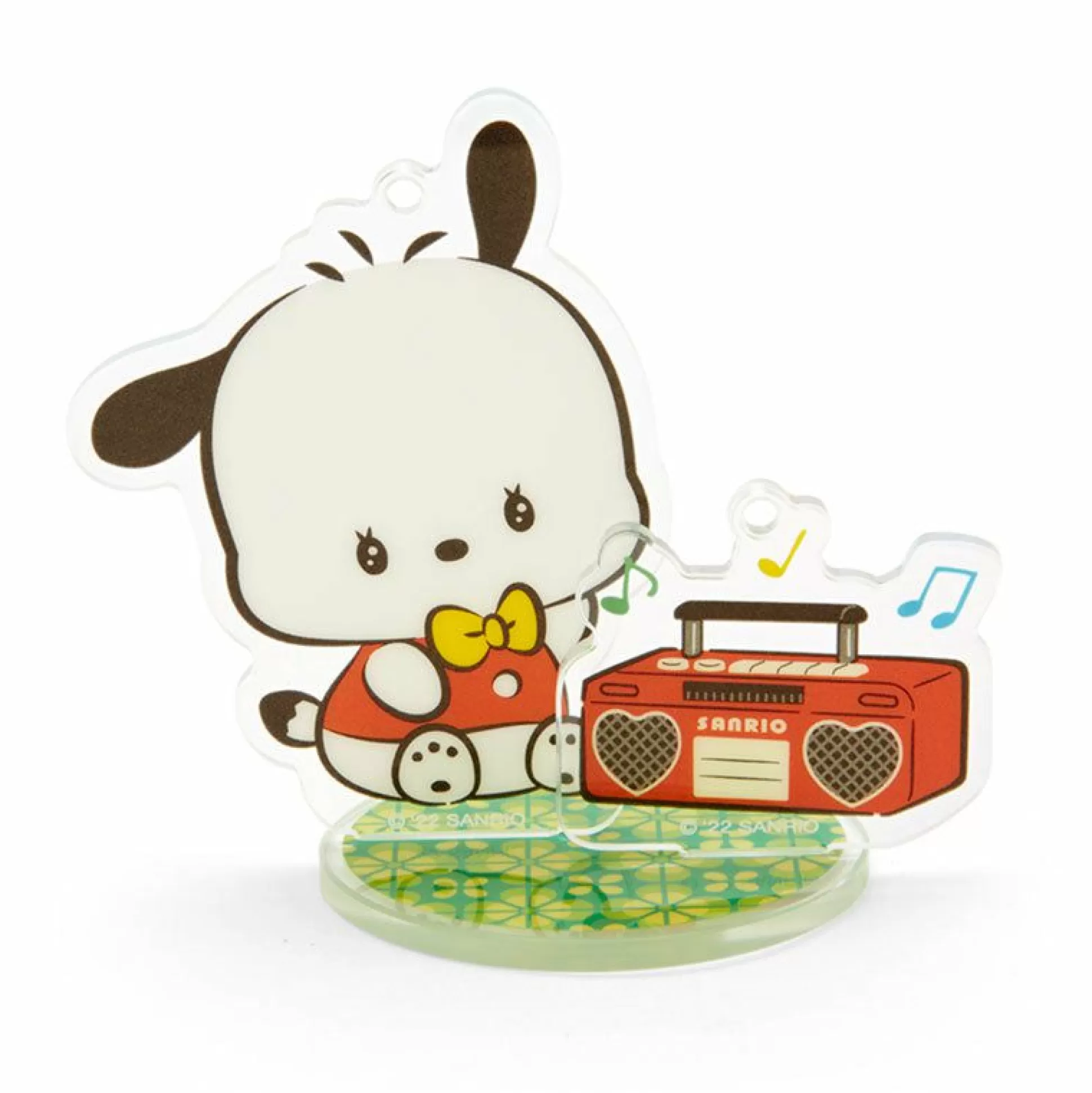 Pochacco Acrylic Keychain And Stand (Retro Room Series)^* Shop