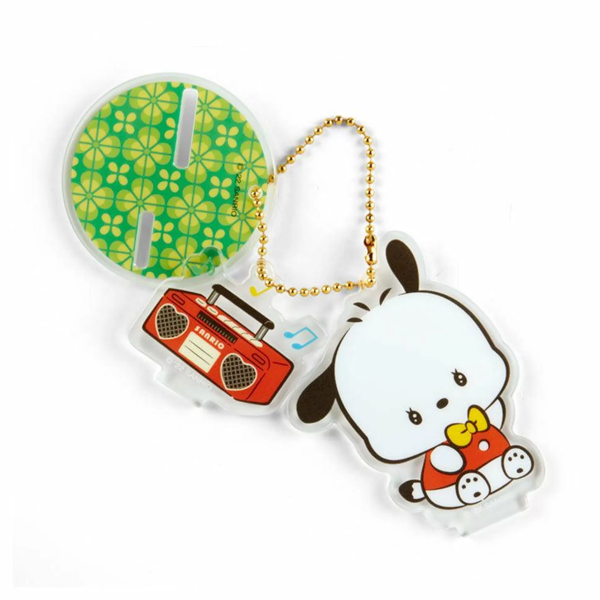 Pochacco Acrylic Keychain And Stand (Retro Room Series)^* Shop