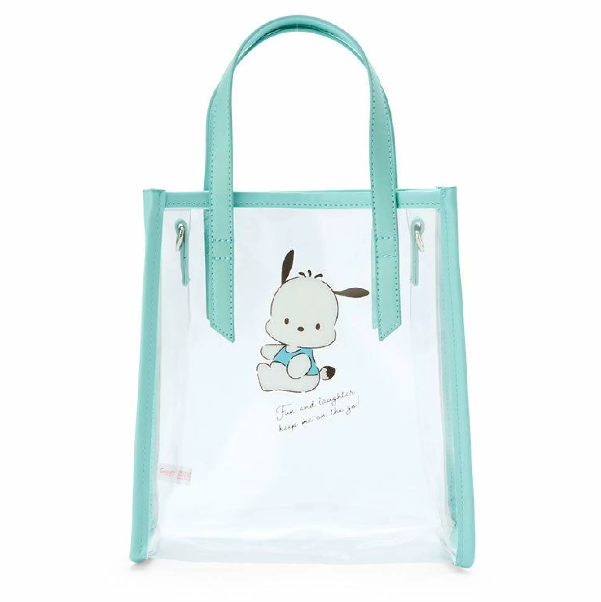 Pochacco Clear Convertible Mini Tote^Japan Original Best