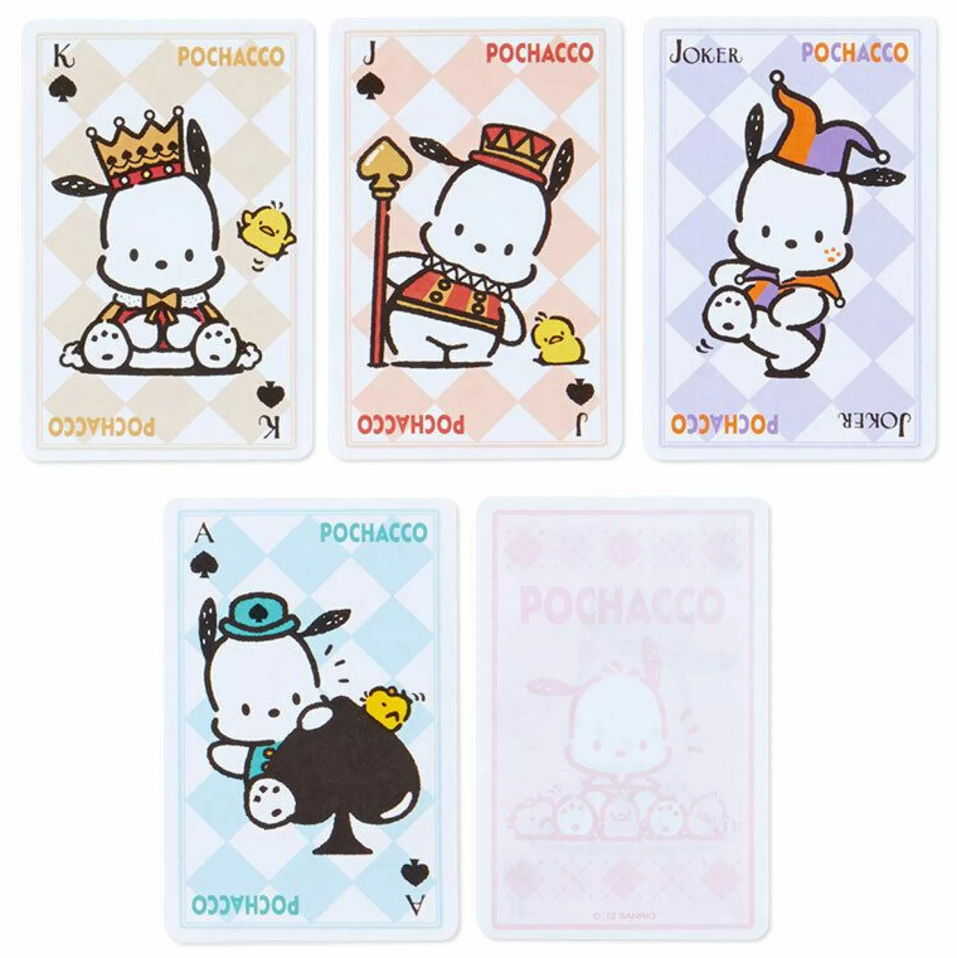 Pochacco Playing Card Memo Pad^Japan Original Discount