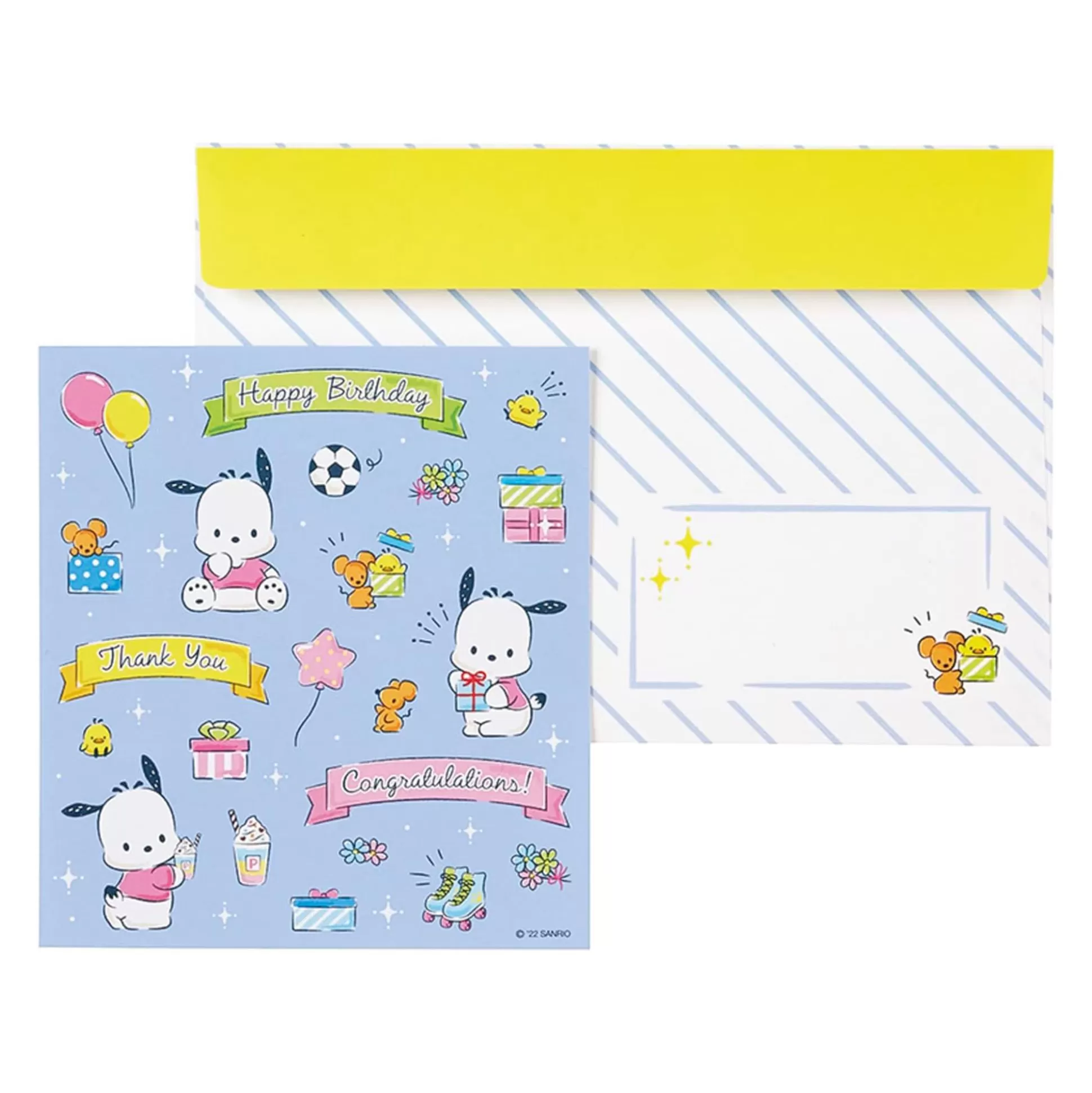 Pochacco Stickers And Greeting Card (Small Gift Series)^Japan Original Best