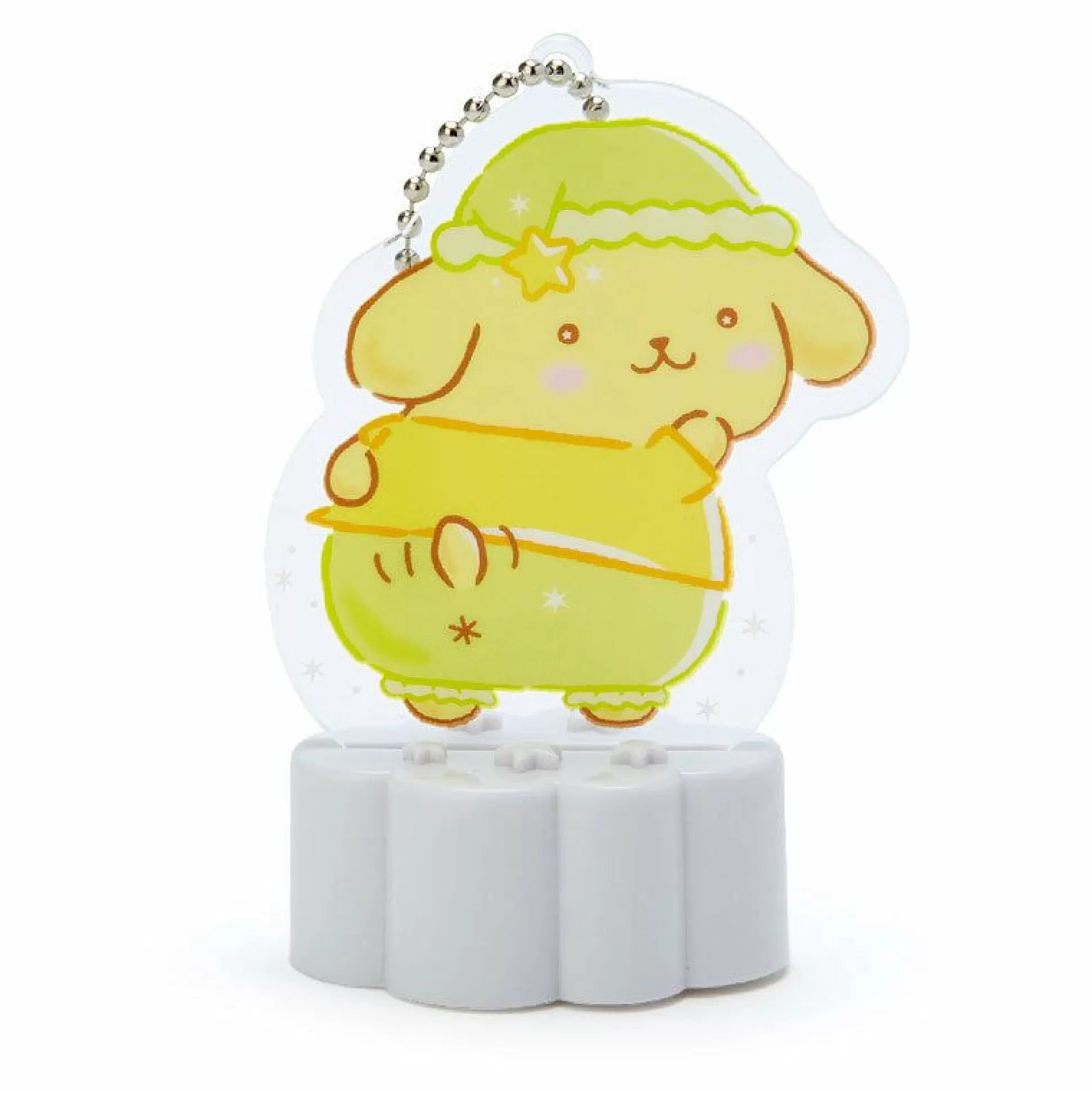 Pompompurin Acrylic Keychain And Light Stand^Japan Original Cheap