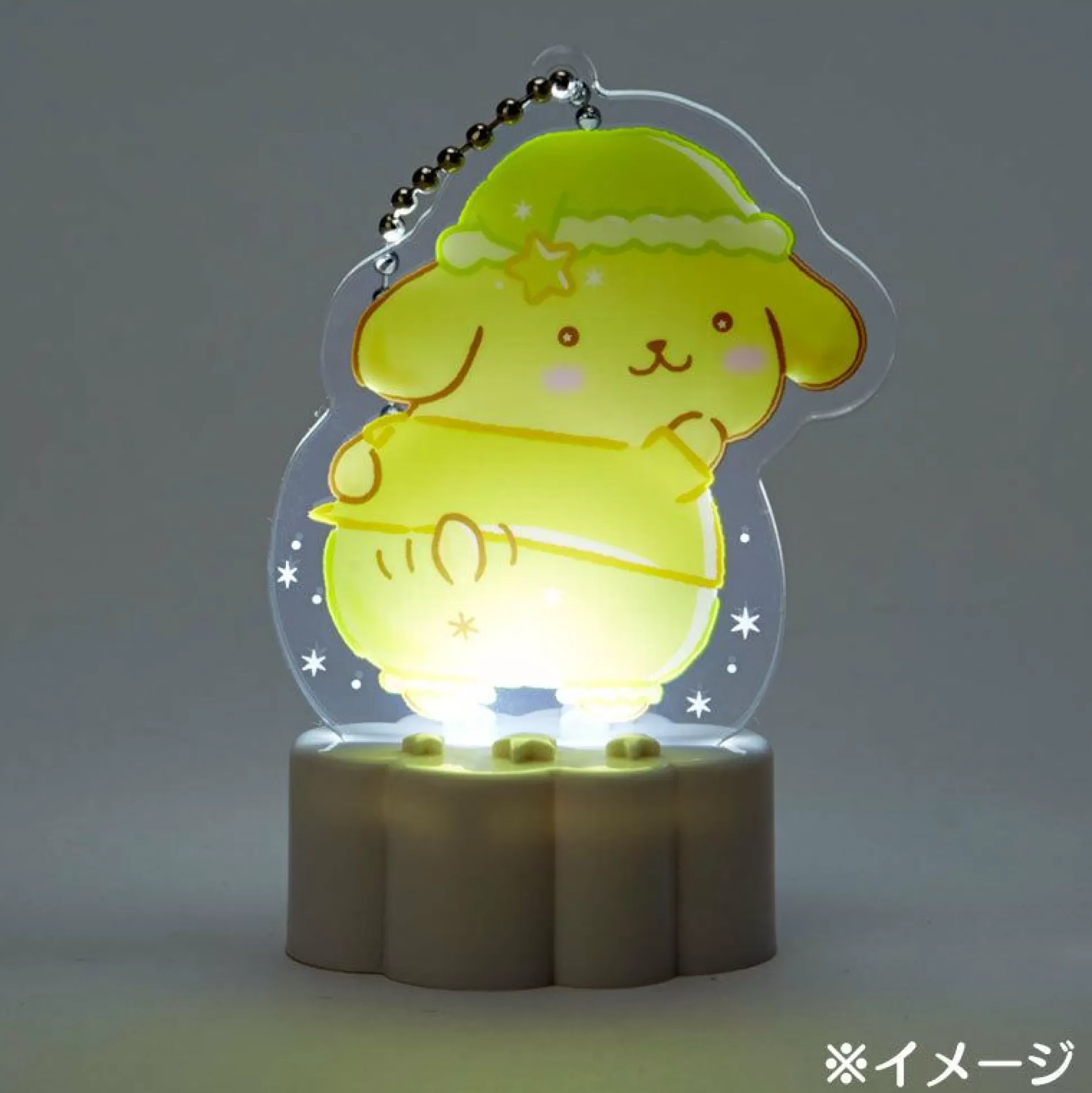 Pompompurin Acrylic Keychain And Light Stand^Japan Original Cheap