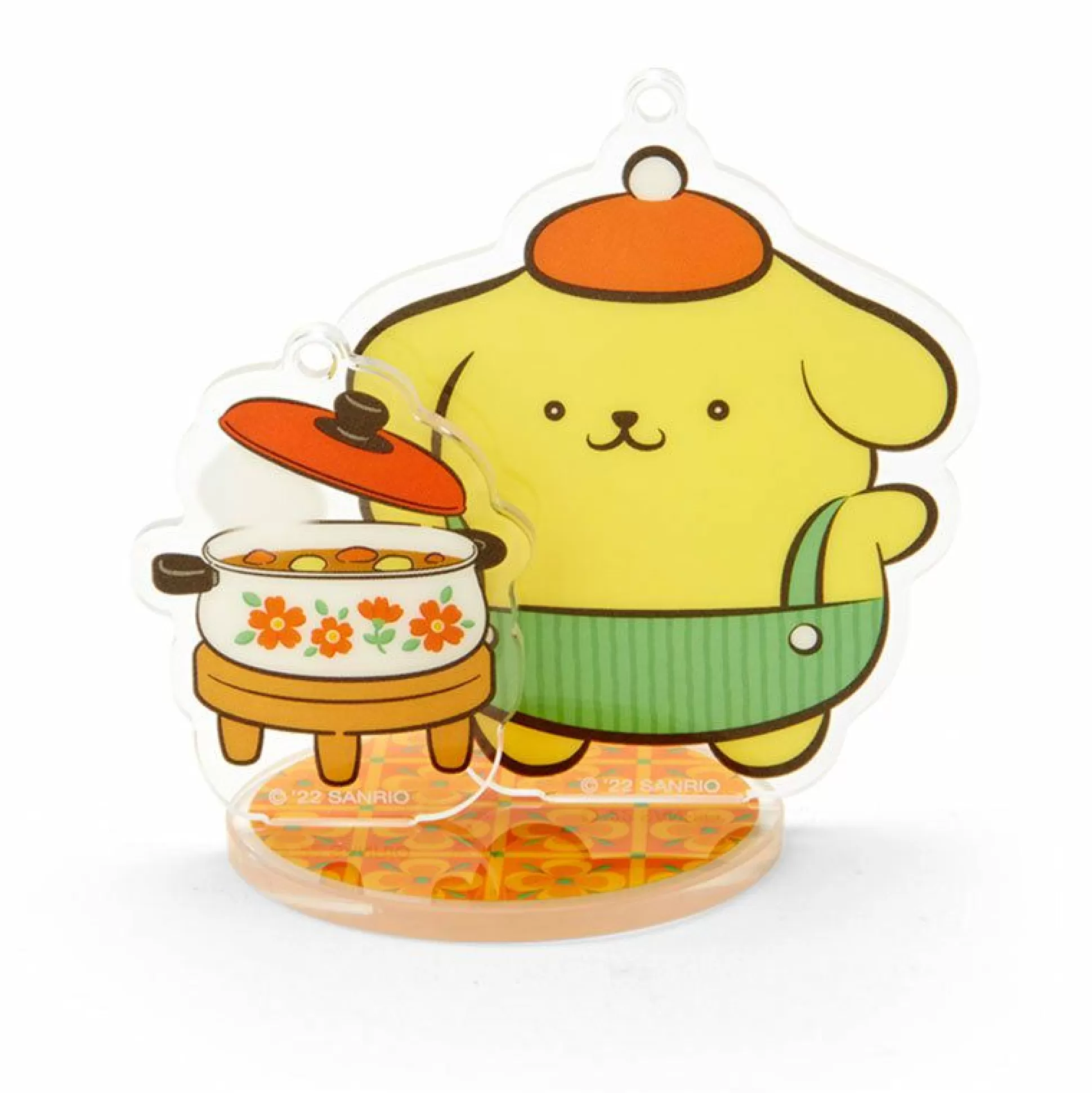 Pompompurin Acrylic Keychain And Stand (Retro Room Series)^* Fashion