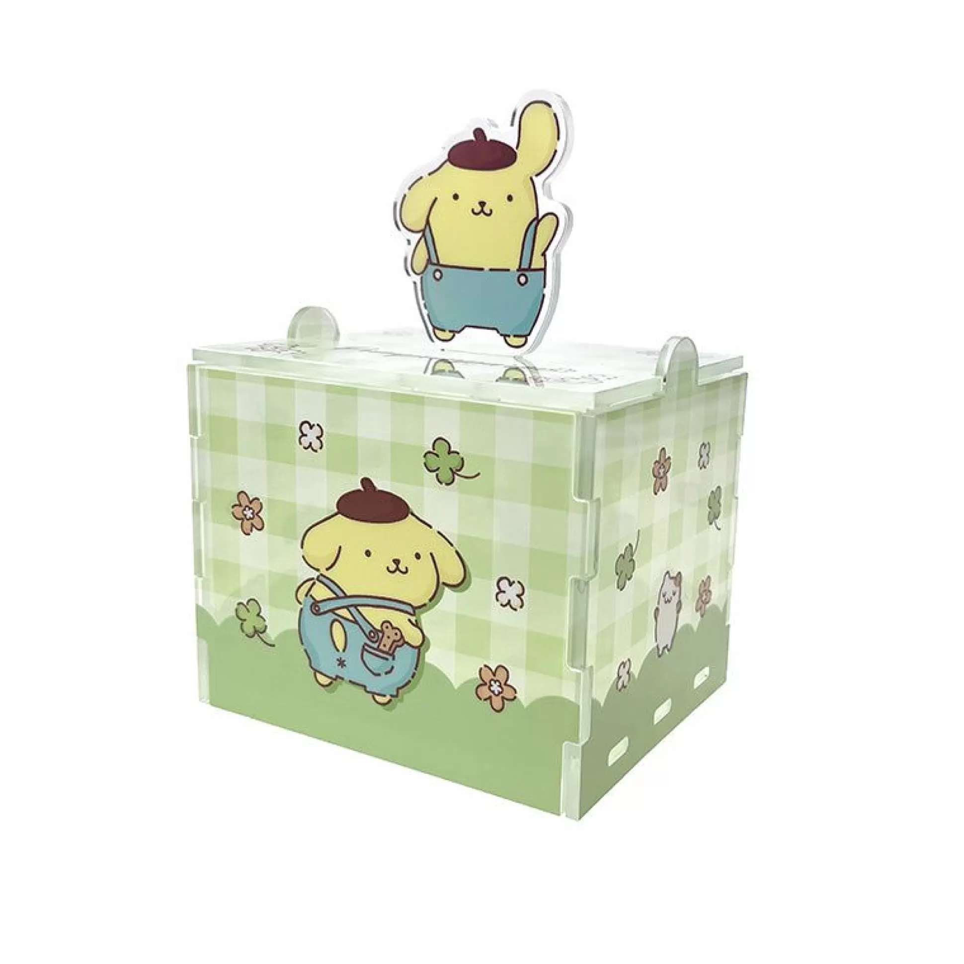 Pompompurin Acrylic Storage Case (Lucky Clover Series)^Global Original Shop