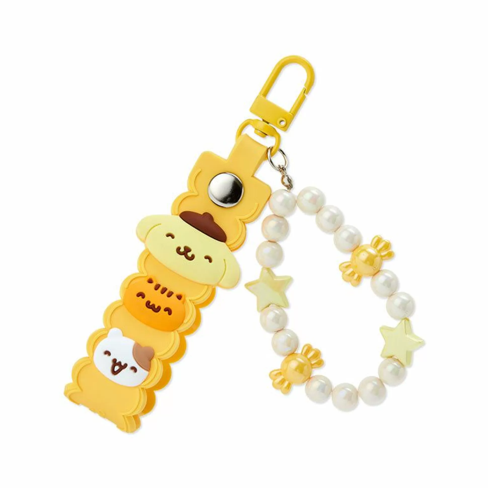 Pompompurin Beaded Keychain^Japan Original Fashion