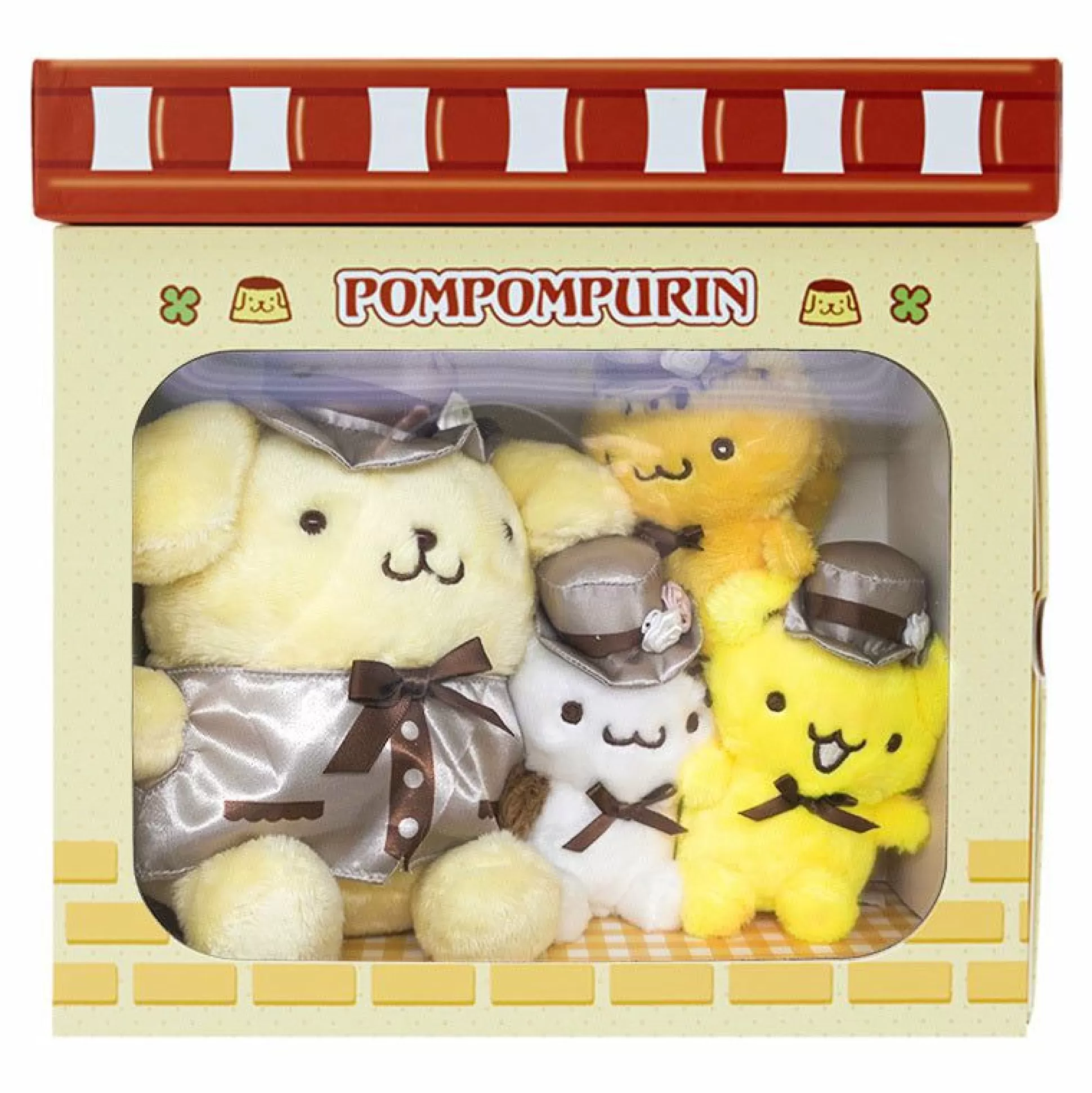 Pompompurin Deluxe Dress-Up Doll (Set Of 4)^Japan Original Outlet