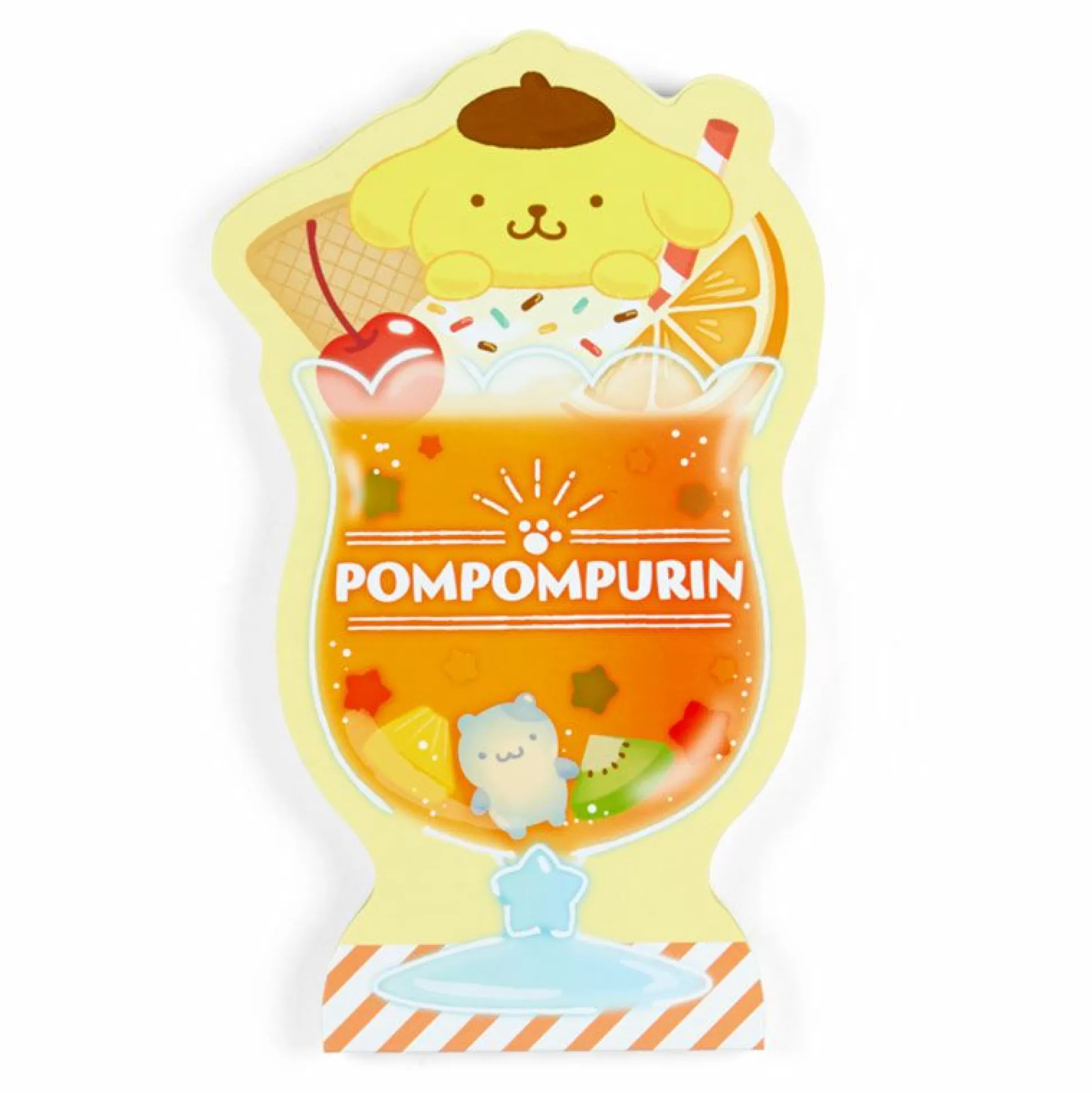 Pompompurin Memo Pad (Soda Float Series)^Japan Original Clearance