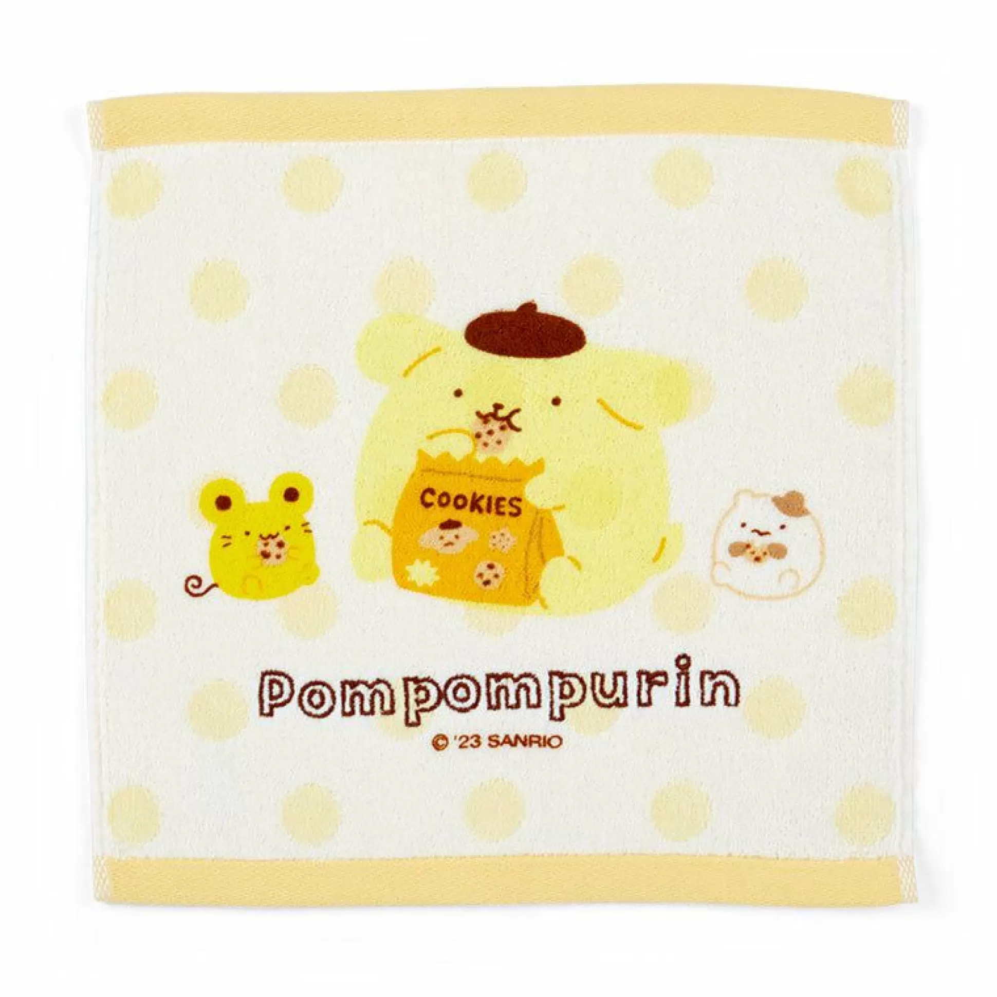 Pompompurin Petite Wash Towel (Full Circle Series)^Japan Original Shop