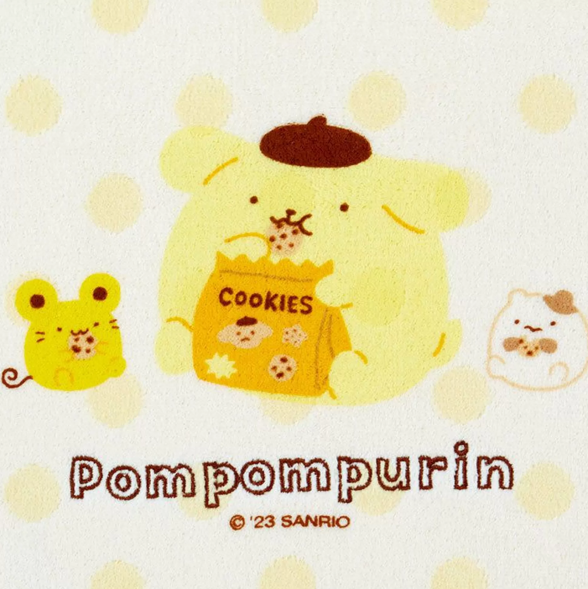 Pompompurin Petite Wash Towel (Full Circle Series)^Japan Original Shop