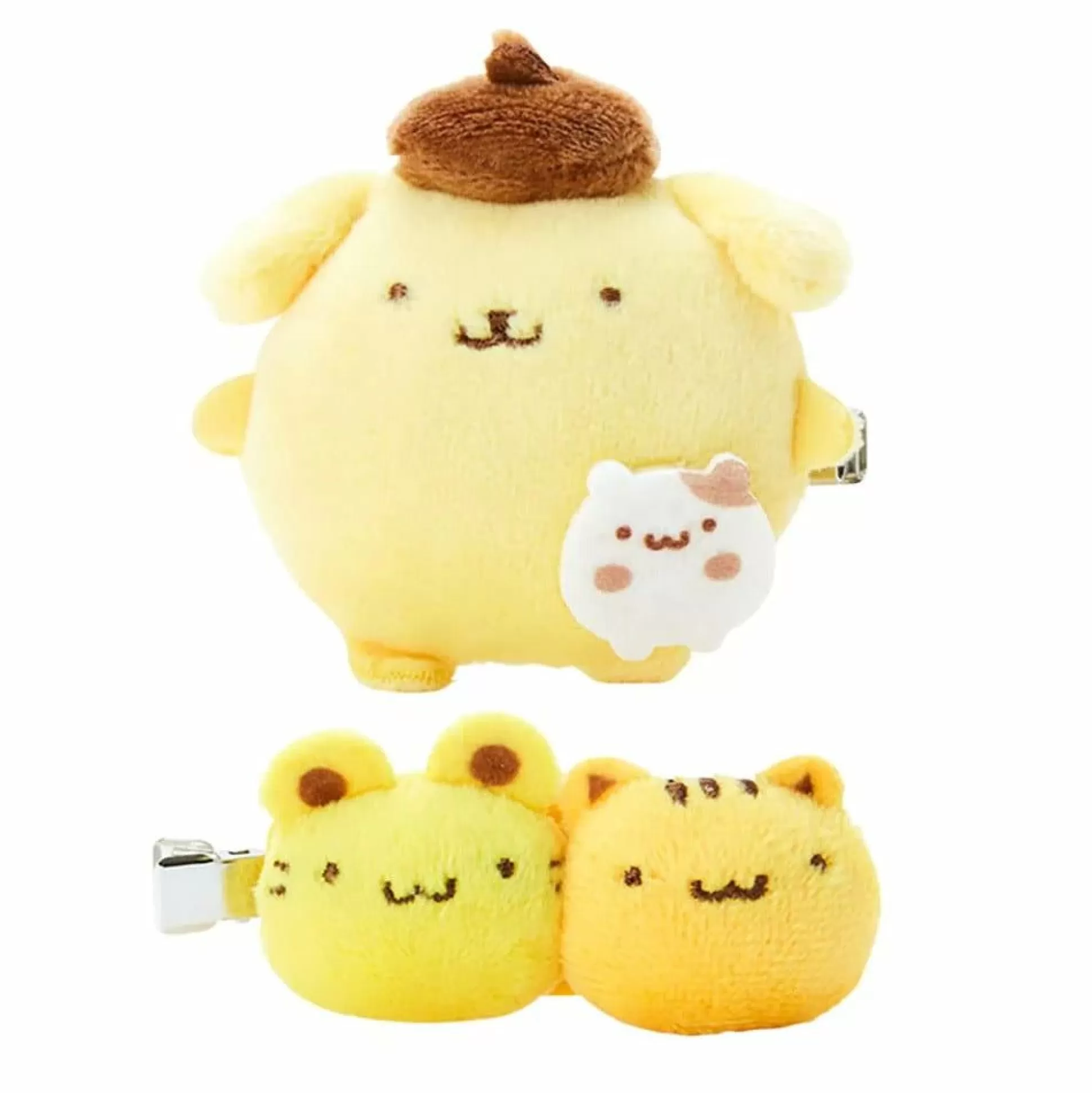 Pompompurin Plush Hair Clips (Full Circle Series)^Japan Original Online