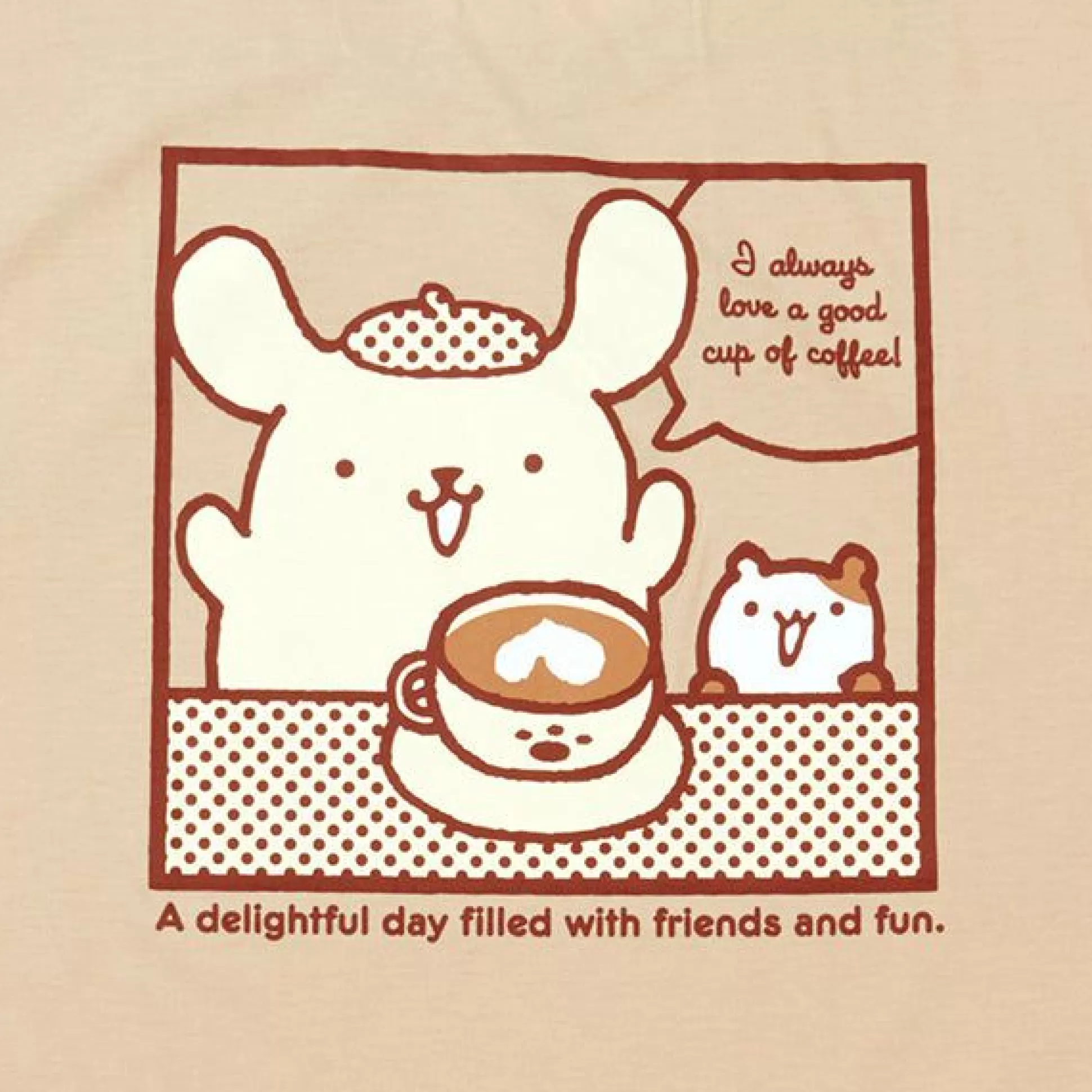 Pompompurin Relaxed Tee^Japan Original New