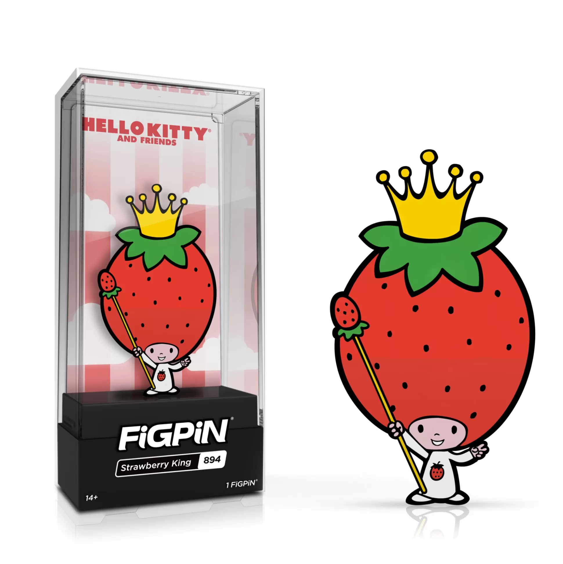 Strawberry King Figpin #894 Classic Strawberry King^FiGPiN Collect Awesome Inc Best Sale