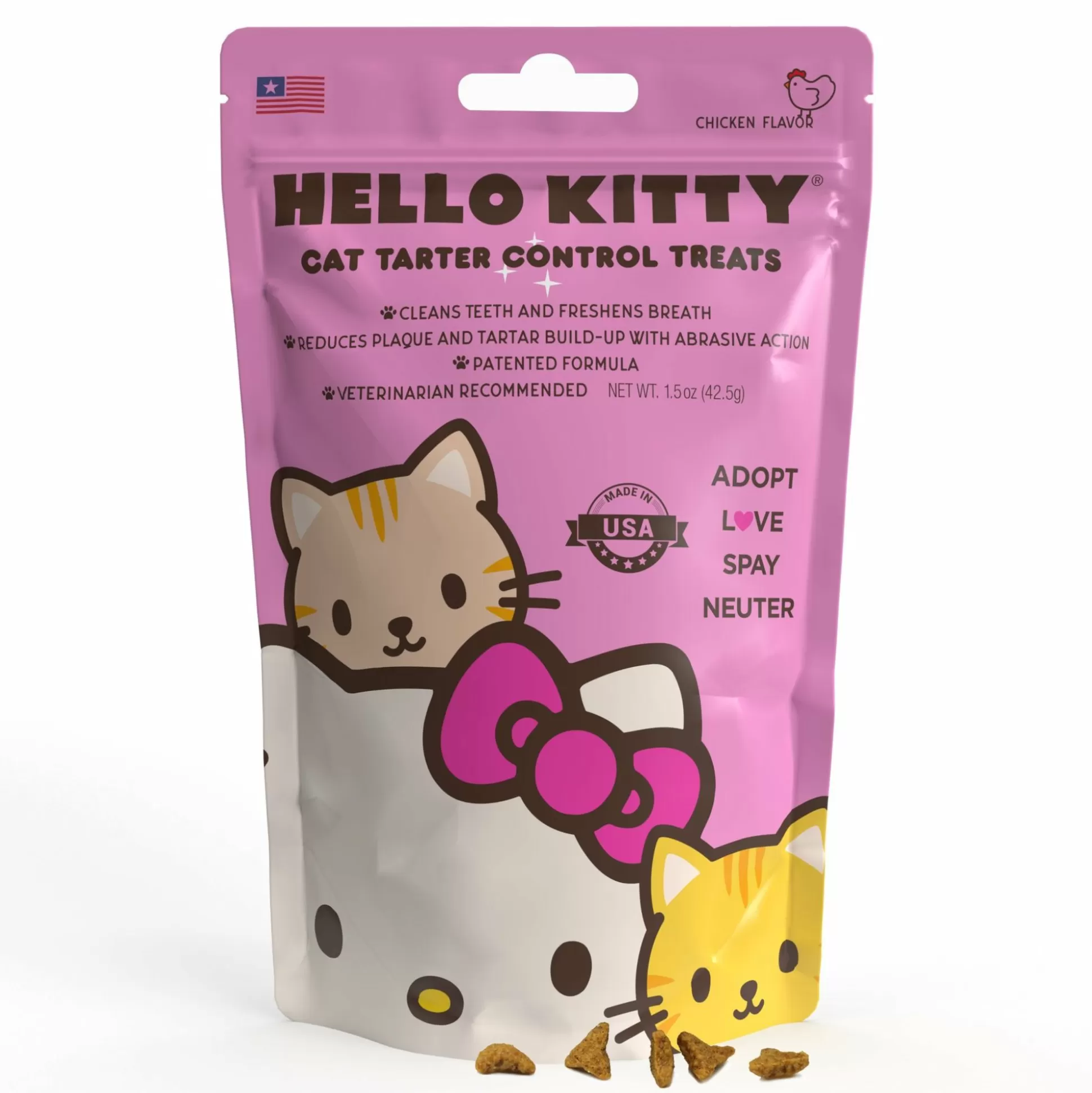 Hello Kitty Tartar Control Cat Treats^TEAM TREATZ Shop